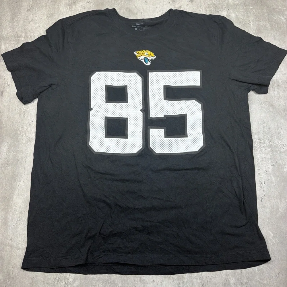 Nike Men's Black NFL Jacksonville Jaguars Tebow 85 Jersey T-Shirt Size XL